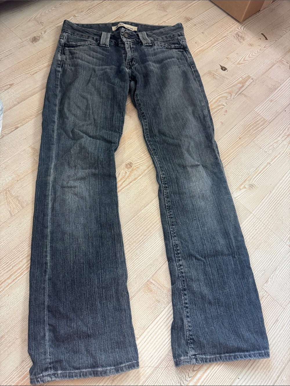 Dark Wash Straight Leg Jeans